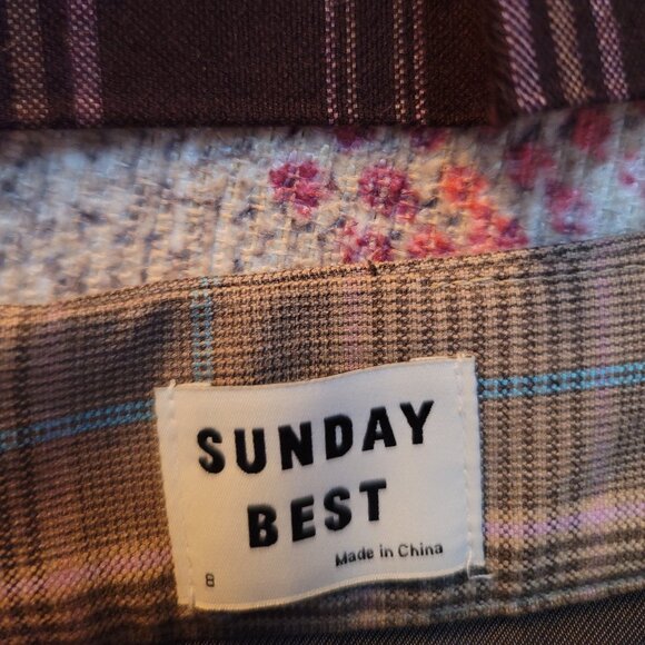 Aritzia Sunday Best 2 plaid skirts like new - Picture 6 of 7